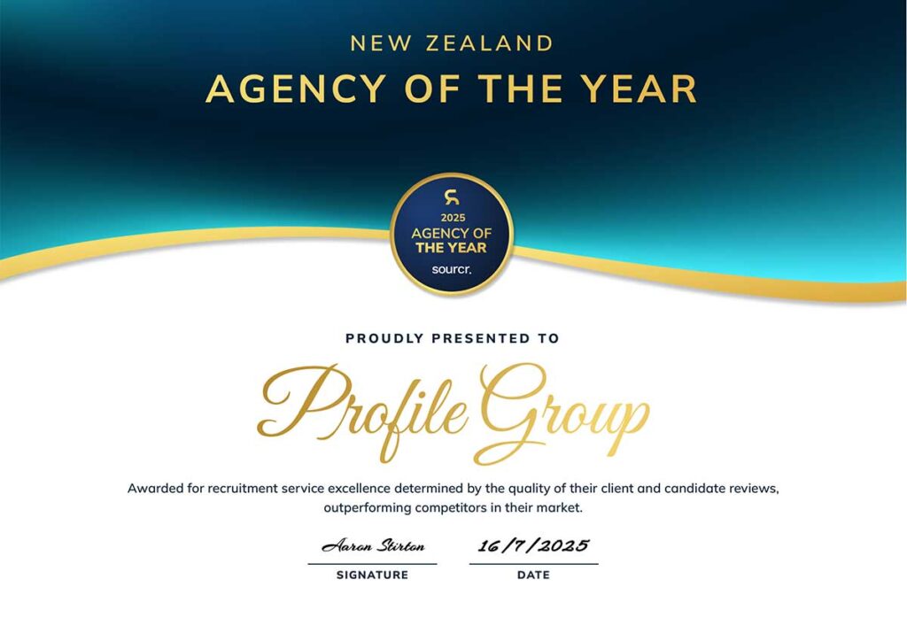 Agency of the year NZ - Profile Group